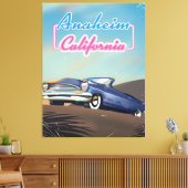 Reisposter Anaheim California Canvas Afdruk (Insitu (Woonkamer))