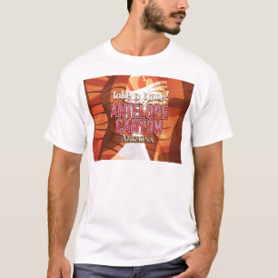 Reisposter Antelope Canyon Arizona. T-shirt