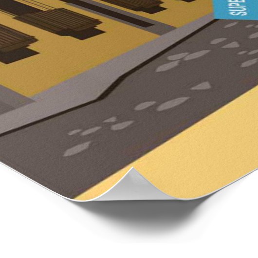 Reisposter Antigua Guatemala Poster (Hoek)