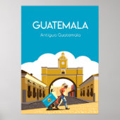 Reisposter Antigua Guatemala Poster (Voorkant)
