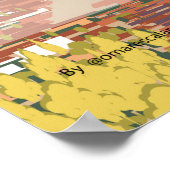 Reisposter Antigua Guatemala Poster (Hoek)