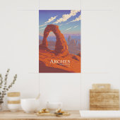 Reisposter Arches National Park Poster (Keuken)
