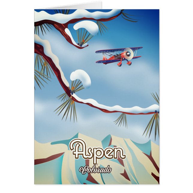 Reisposter Aspen Colorado (Voorkant)