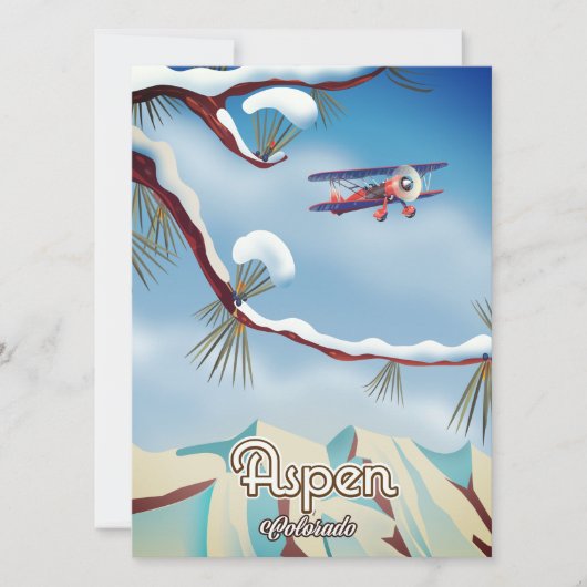 Reisposter Aspen Colorado (Voorkant)