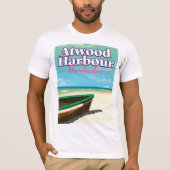 Reisposter Atwood Harbor Bahamas T-shirt (Voorkant)