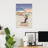 Reisposter Avoriaz Ski Resort Poster (Thuiskantoor)