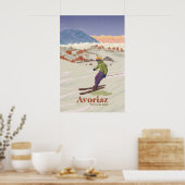 Reisposter Avoriaz Ski Resort Poster (Keuken)