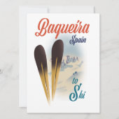 Reisposter Baqueira Spanje (Voorkant)