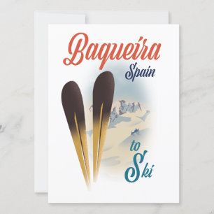 Reisposter Baqueira Spanje