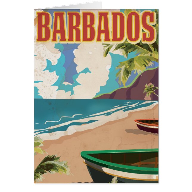 Reisposter Barbados (Voorkant)