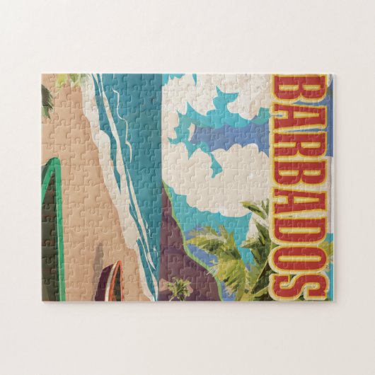 Reisposter Barbados Legpuzzel (Horizontaal)