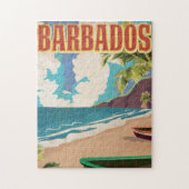 Reisposter Barbados Legpuzzel (Verticaal)