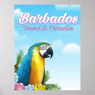 Reisposter Barbados Parrot Poster