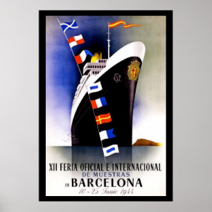 reisposter Barcelona Poster