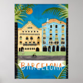 Reisposter, Barcelona, Spanje Poster (Voorkant)