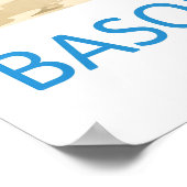 Reisposter Baskenland 1 Poster (Hoek)