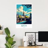 Reisposter Bath Engeland 1 Poster (Thuiskantoor)