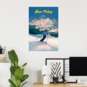 Reisposter Bear Valley Ski Resort Poster (Thuiskantoor)