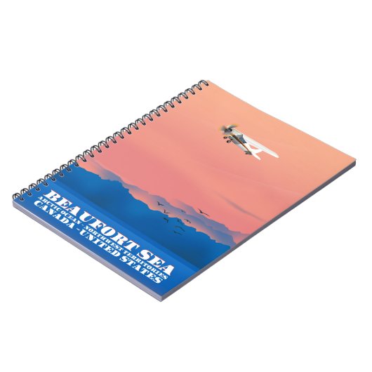 Reisposter Beaufortzee Canada VS Notitieboek (Linkerzijde)
