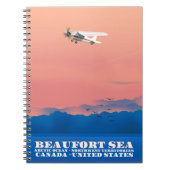 Reisposter Beaufortzee Canada VS Notitieboek (Voorkant)