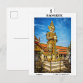 Reisposter: Beeldhouwer in het Grand Palace Briefkaart (Voorkant / Achterkant)