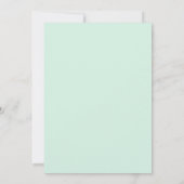 Reisposter Beijing China | Mintgroene, Roze Kunst Bedankkaart (Achterkant)