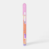 Reisposter Beijing China | Roze & Lavendel Kunst iPhone 16 Hoesje (Linkerkant)