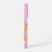 Reisposter Beijing China | Roze & Lavendel Kunst iPhone 16 Hoesje (Rechterkant)