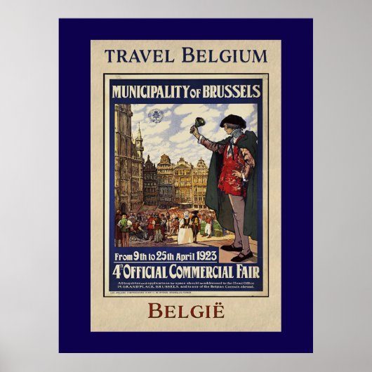 Reisposter België (1923) Poster (Voorkant)