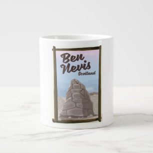 Reisposter Ben Nevis Scotland Grote Koffiekop