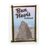Reisposter Ben Nevis Scotland Magneet (Verticaal)