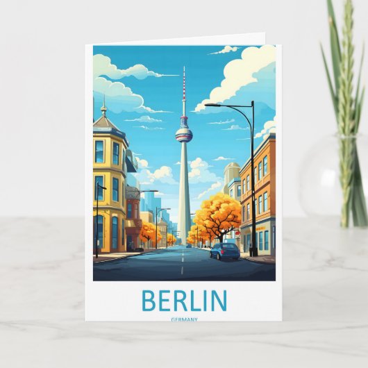 Reisposter Berlijn Duitsland 1 Kaart (Voorkant)