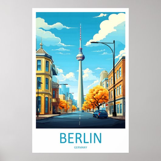Reisposter Berlijn Duitsland 1 Poster (Voorkant)