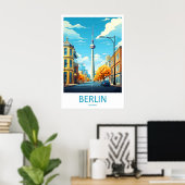 Reisposter Berlijn Duitsland 1 Poster (Thuiskantoor)