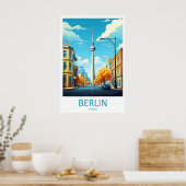 Reisposter Berlijn Duitsland 1 Poster (Keuken)