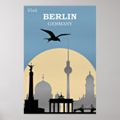 Reisposter Berlijn, Duitsland Poster (Voorkant)