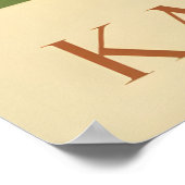 Reisposter Bezoek Kashmir Poster (Hoek)