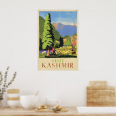 Reisposter Bezoek Kashmir Poster (Keuken)