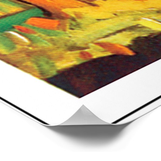 reisposter bij het meer van Tahoe Poster (Hoek)