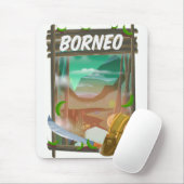 Reisposter Borneo Jungle Muismat (Met muis)