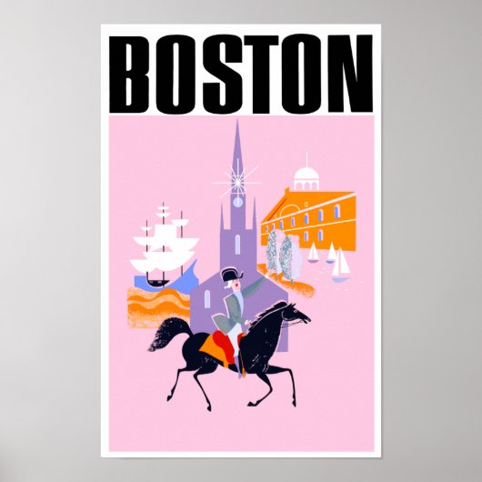 reisposter Boston Poster (Voorkant)