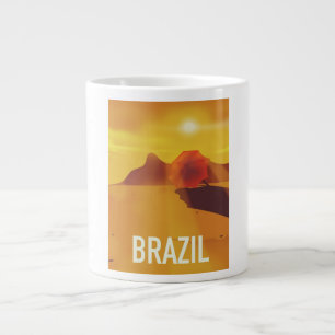 Reisposter Brazilië Grote Koffiekop