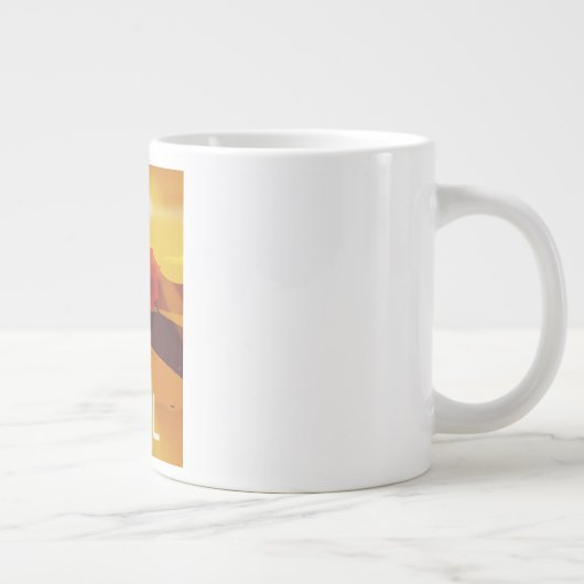 Reisposter Brazilië Grote Koffiekop (Rechts)