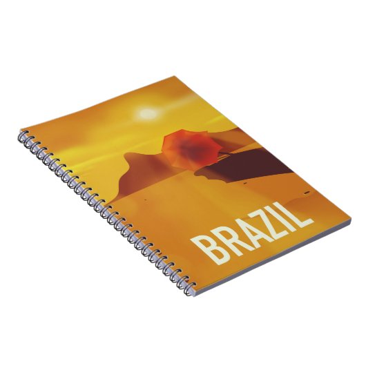 Reisposter Brazilië Notitieboek (Rechterzijde)