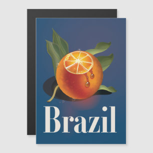 Reisposter Brazilië Sinaasappels