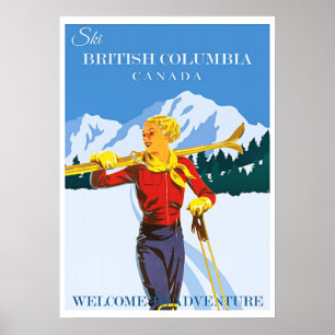 Reisposter Brits-Columbia Poster