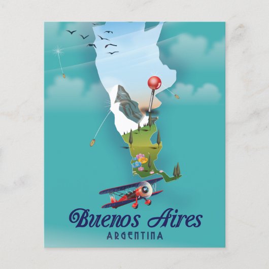 Reisposter Buenos Aires, Argentinië (Voorkant)