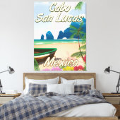Reisposter Cabo San Lucas Mexico Canvas Afdruk (Insitu (Slaapkamer))