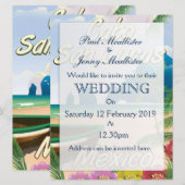 Reisposter Cabo San Lucas Mexico Kaart (Voorkant / Achterkant)