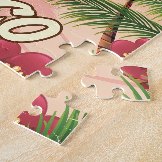 Reisposter Cabo San Lucas Mexico Legpuzzel (Zijkant)